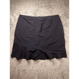Tail Activewear Women Navy Blue Ruffle Golf Skort Size 14  Pockets‎